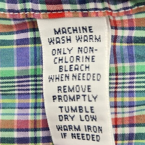 Ralph Lauren Shirt Mens Large Custom Fit Button Up Down Plaid Heritage Preppy - Picture 8 of 8